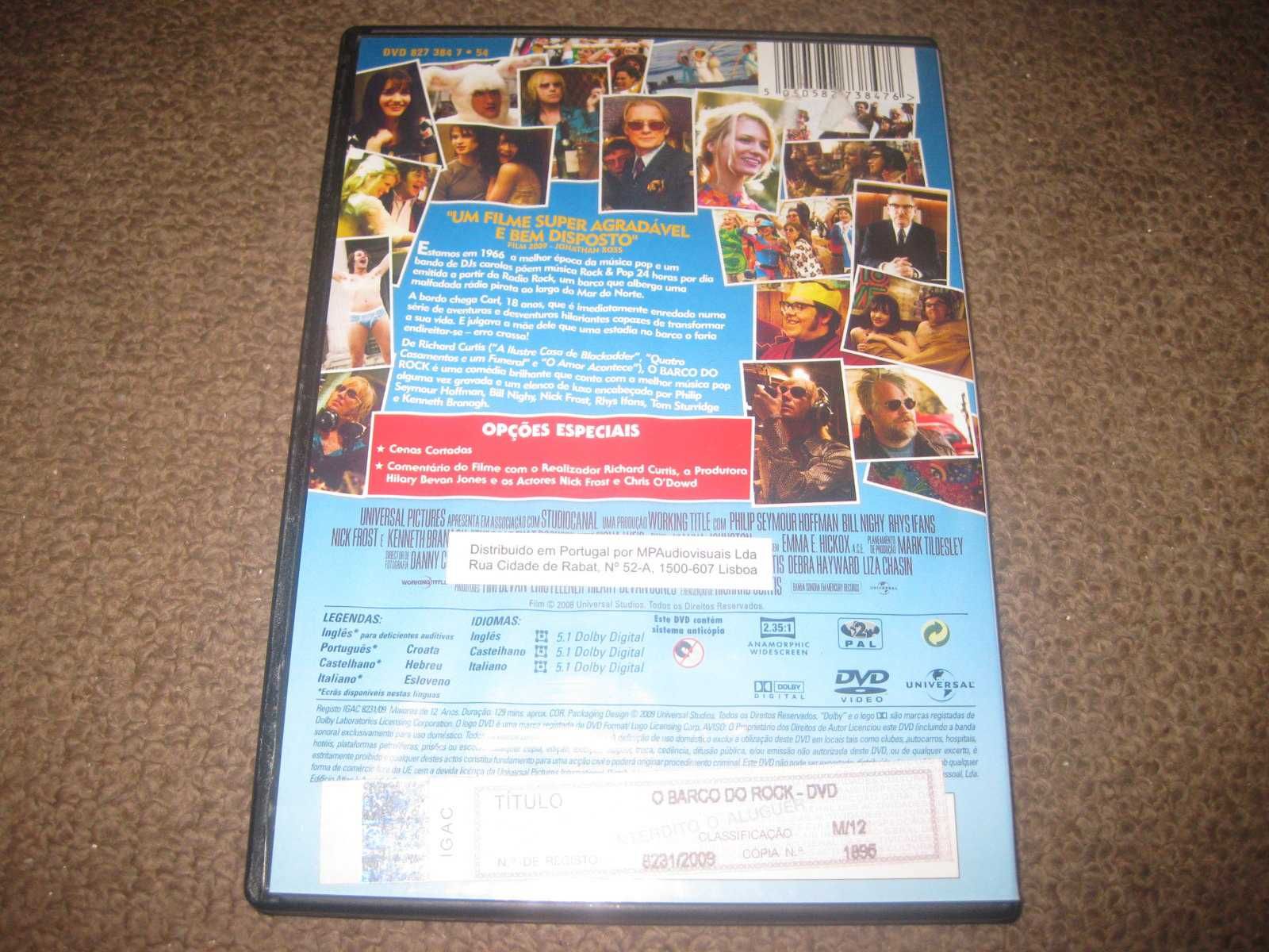 DVD "O Barco do Rock" com Philip Seymour Hoffman
