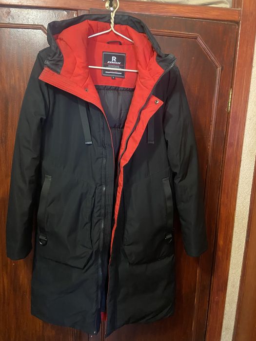 Плащь пуховик зимний теплый