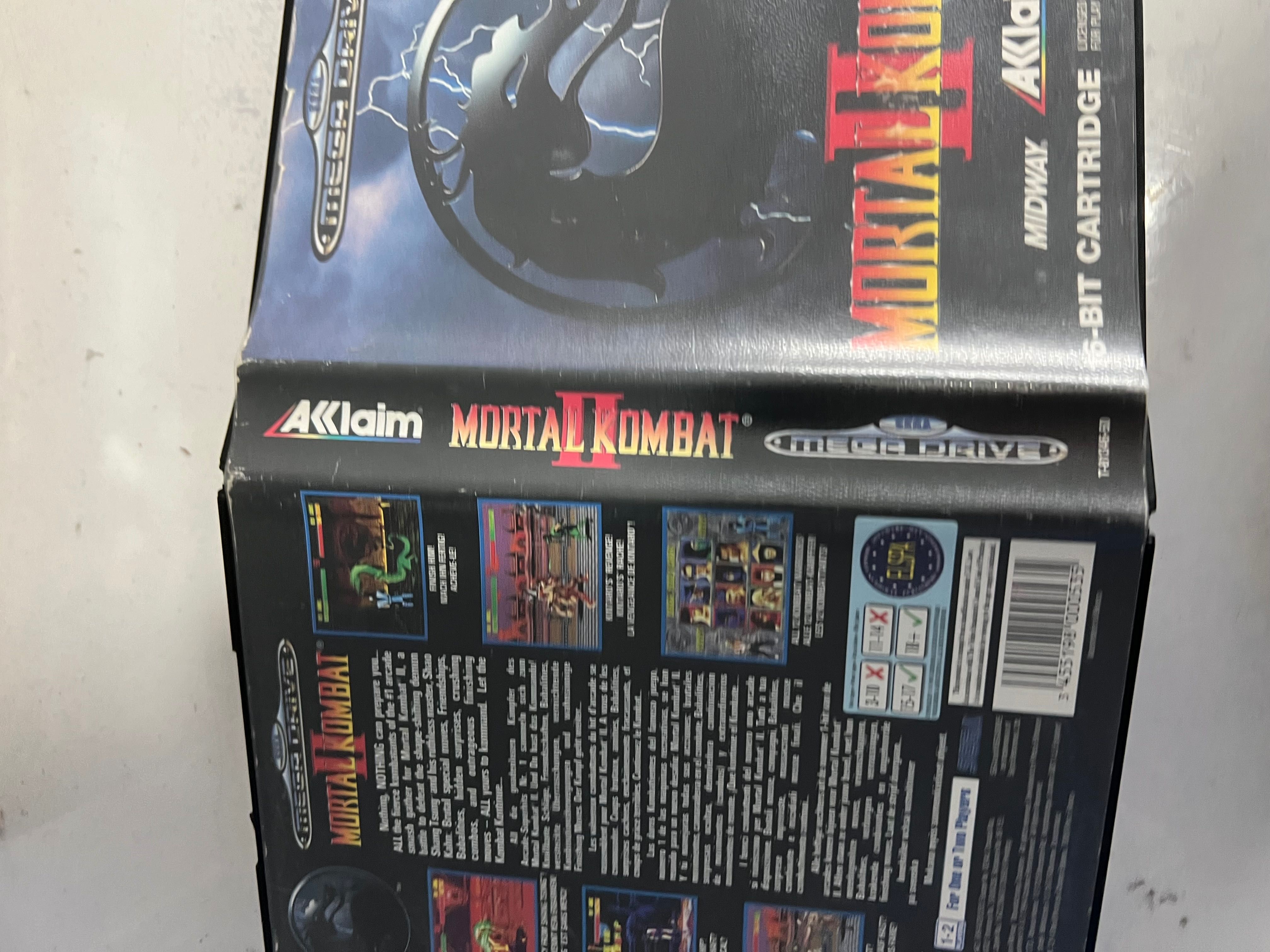 Mortal kombat 2 megadrive original sega mega drive