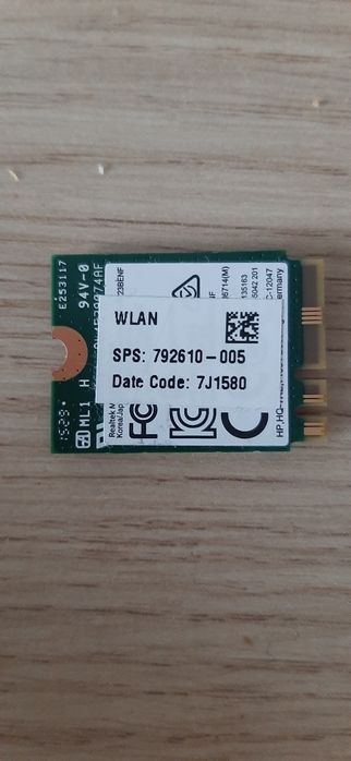 Karta sieciowa z laptopa  HP WLAN 606DC78FA9BD