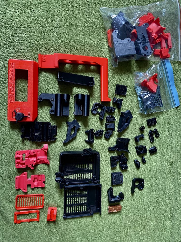 Zestaw drukowanych części do budowy drukarki 3D Prusa mk3s+ kit