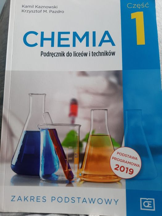 Chemia 1 zakres podstawowy  Podręcznik dla liceum ogólnokształcącego i