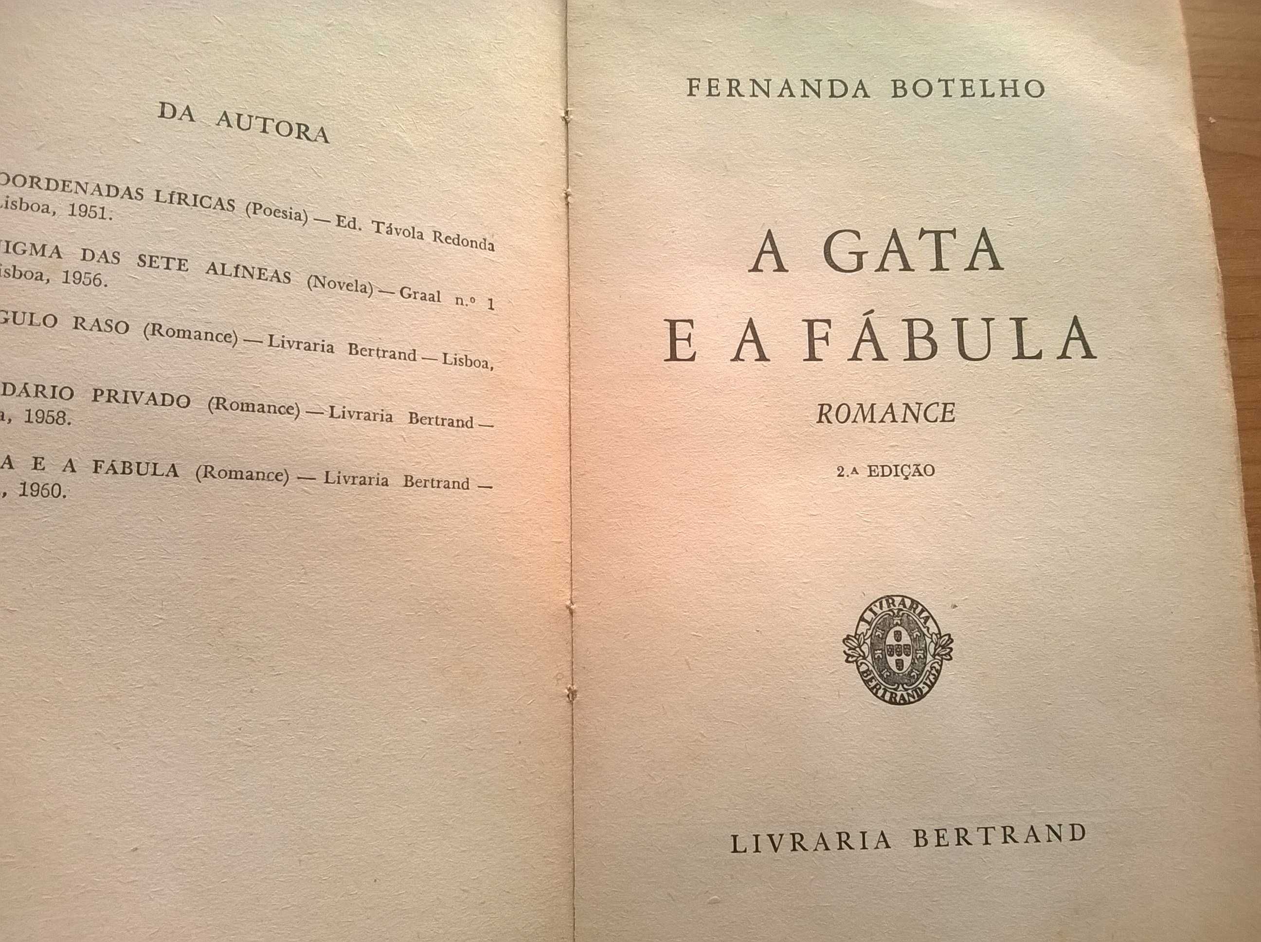 A Gata e a Fábula - Fernanda Botelho (portes grátis)