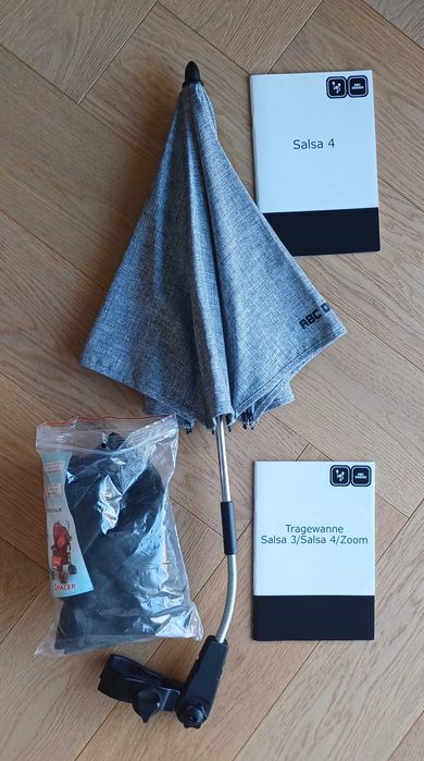 Wózek dziecięcy 2w1 ABC DESIGN SALSA 4 Graphite Grey wraz z dodatkami