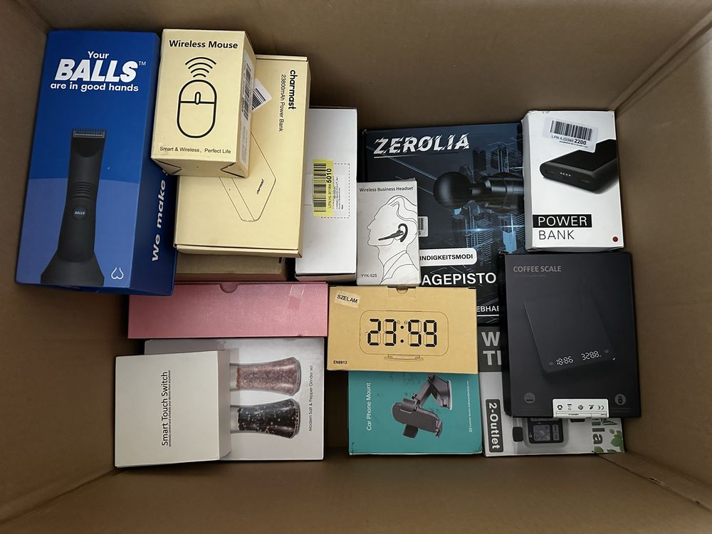 Опт бокс Anazon техніки з Європи, товар для тік ток