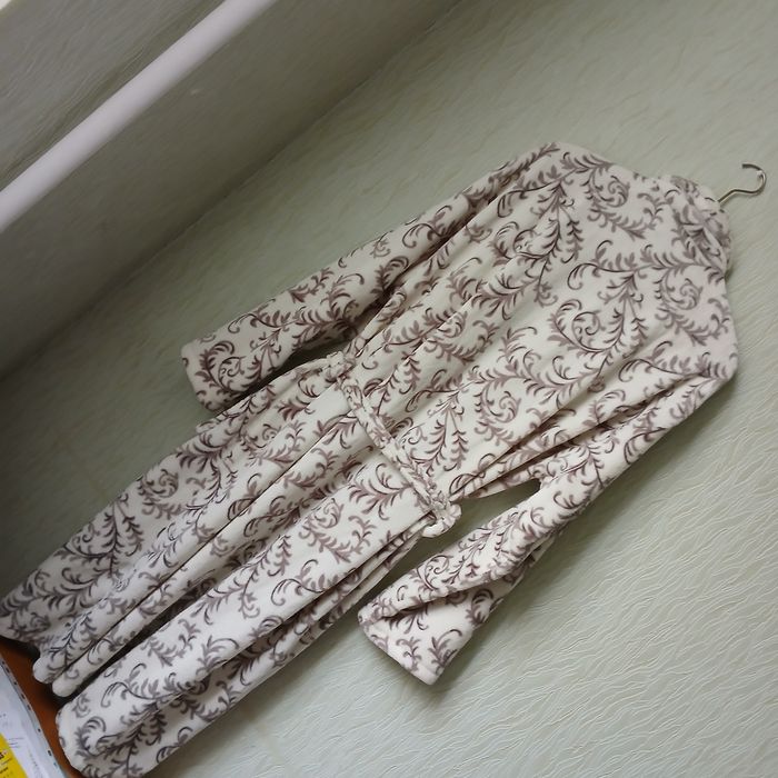 Шикарный флисовый халат из Дании Kronborg Gold. Р-р L/XL