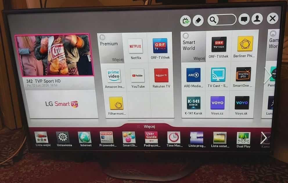 TV LED 47’’ z Pilotem LG 47LA6208 SMART (Wi-Fi) Full HD