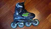 Rolki regulowane dzieciece Rollerblade,  ochraniacze-gratis