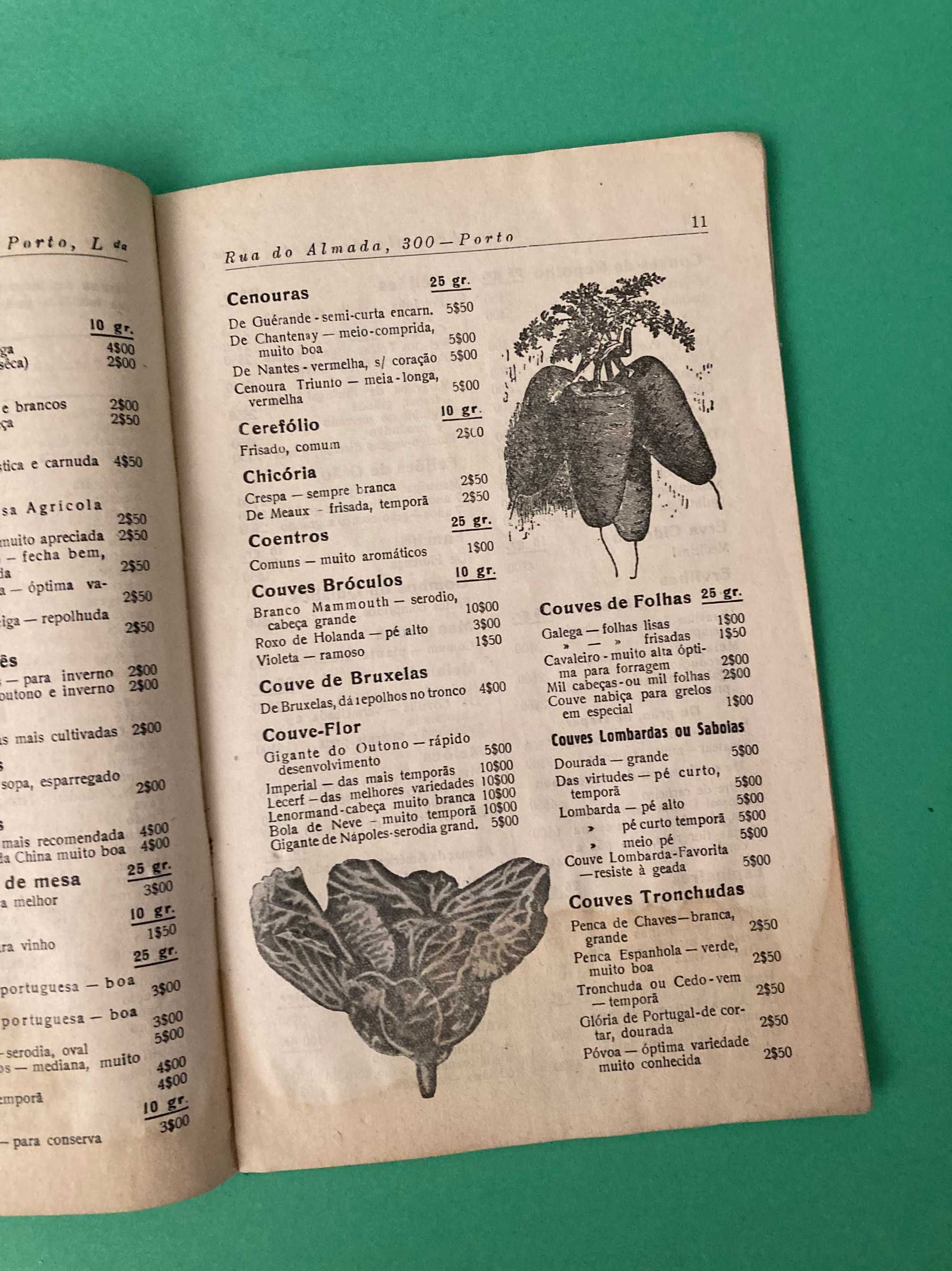 Raro Catálogo Geral da Casa Agrícola do Porto Anos 50