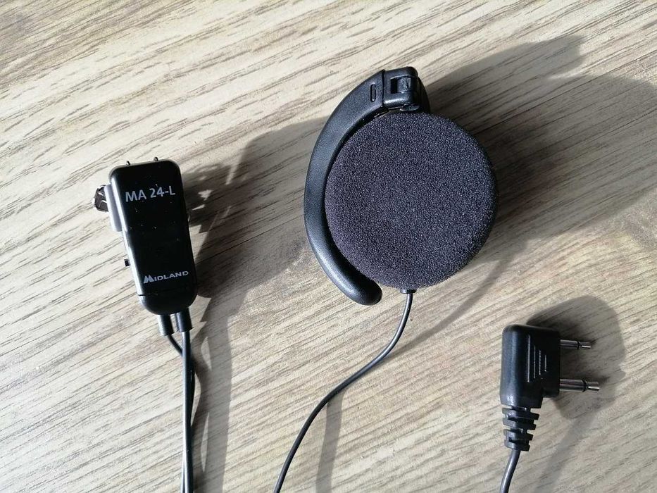 Midland MA24 / MA24-L mikrofonosłuchawka do radia CB, 2-PIN PTT/VOX
