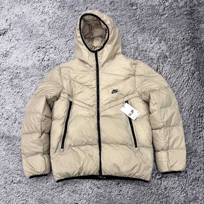 !SALE! Пуховик Nike NSW Storm-Fit Beige XS S M L XL XXL найк куртка