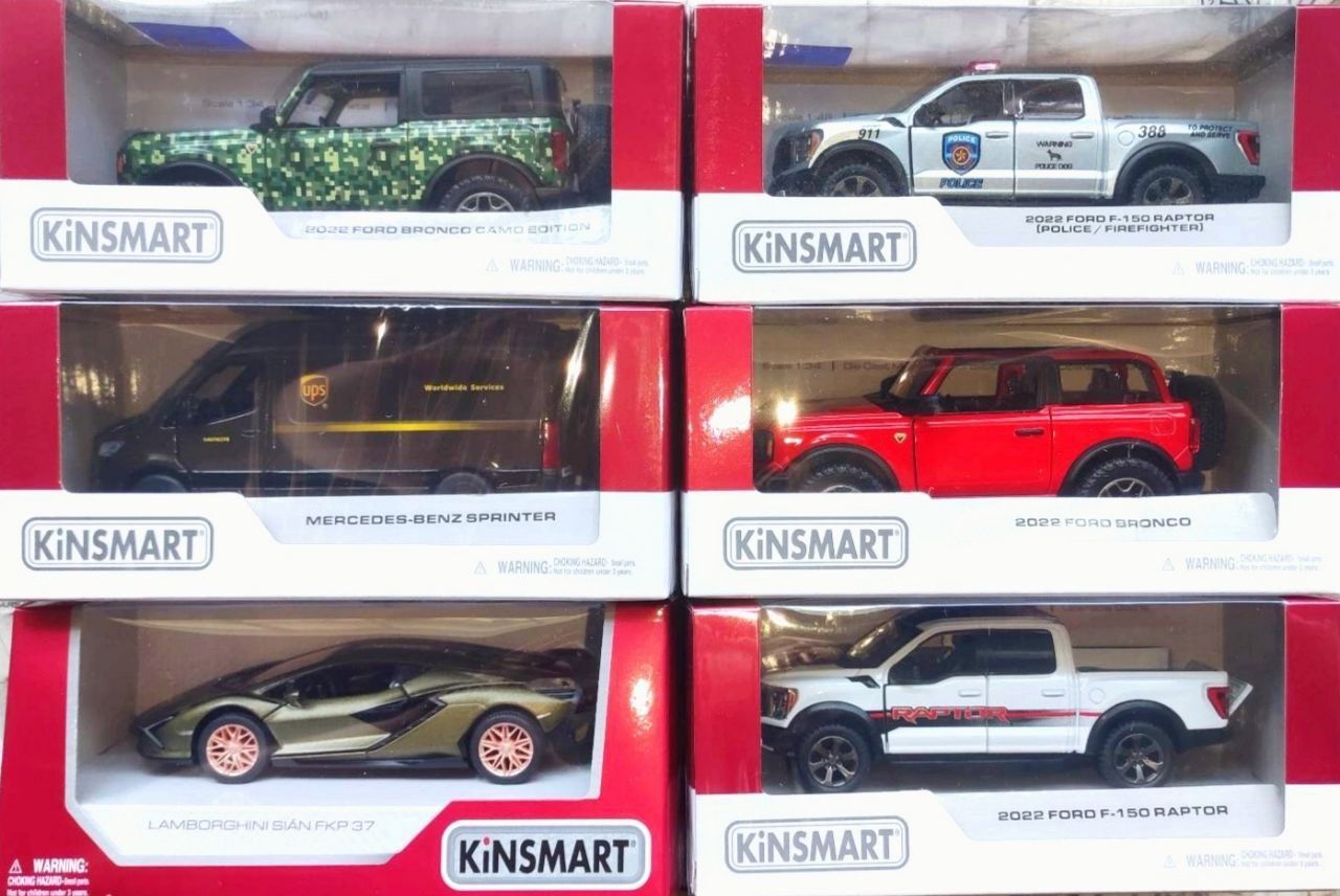 kinsmart, коллекционные модели, машинки, металлические