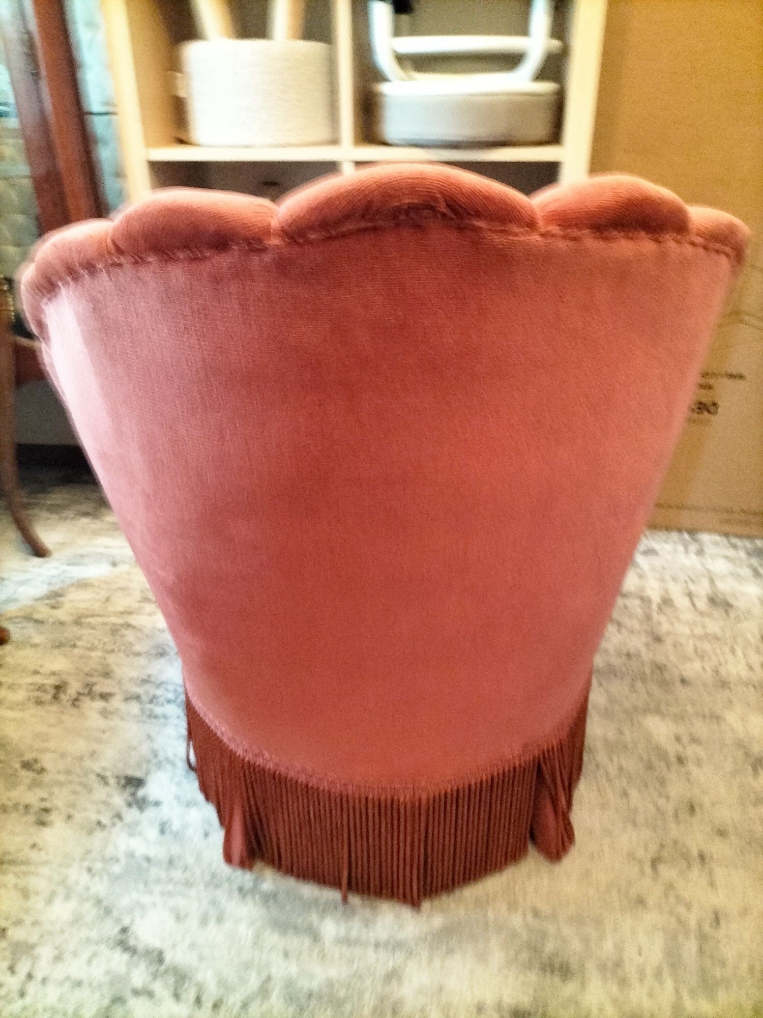 Poltrona cor coral