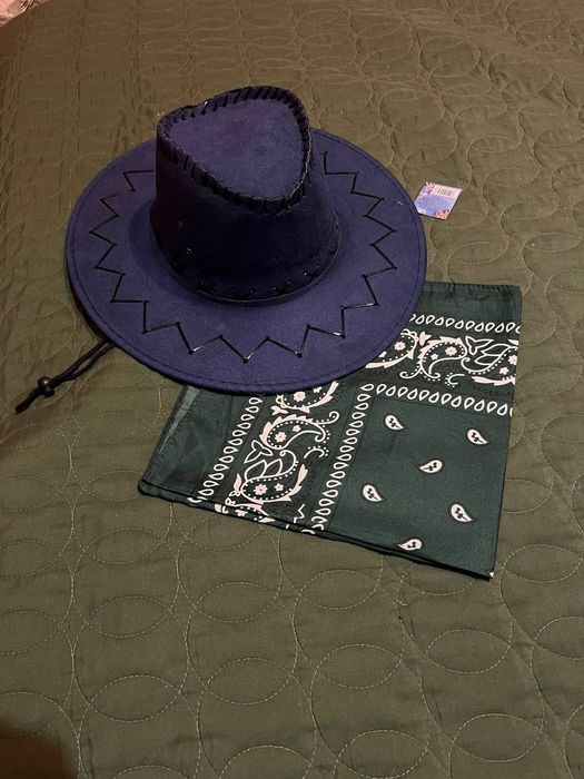 Комплект капелюх ковбой бандана ковбоя