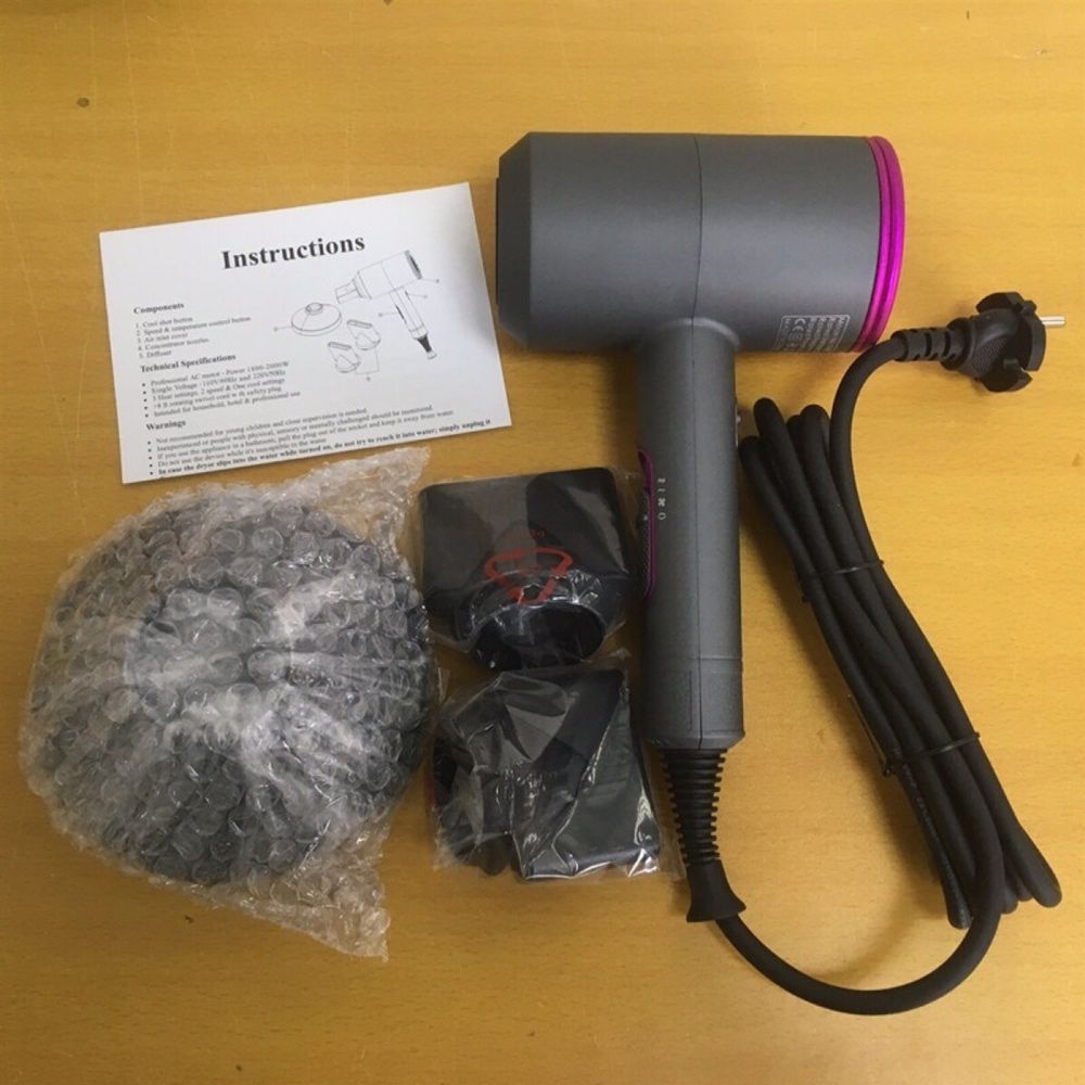 Іонний фен для укладання волосся RETTER Ionic Hair Dryer 2000W