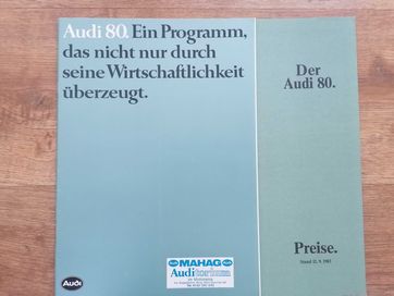 Prospekt Audi 80 B2