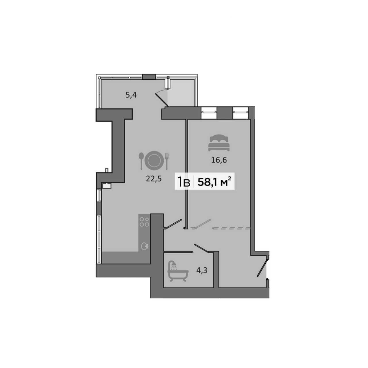 Продам 2-х комнатную квартиру ЖК Дубинина с видом на Днепр