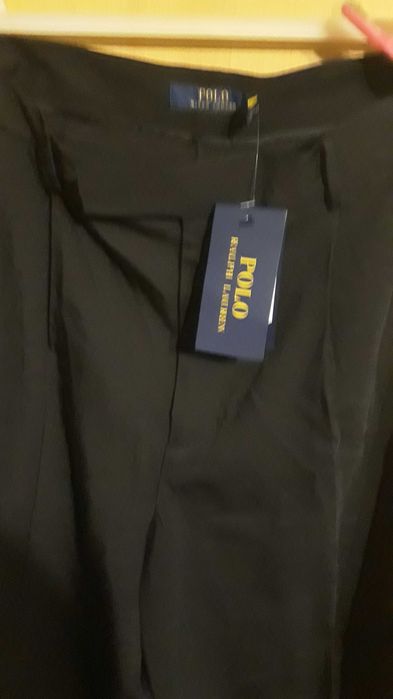 POLO RALPH LAUREN Nowe spodnie eleganckie czarne ,z metką