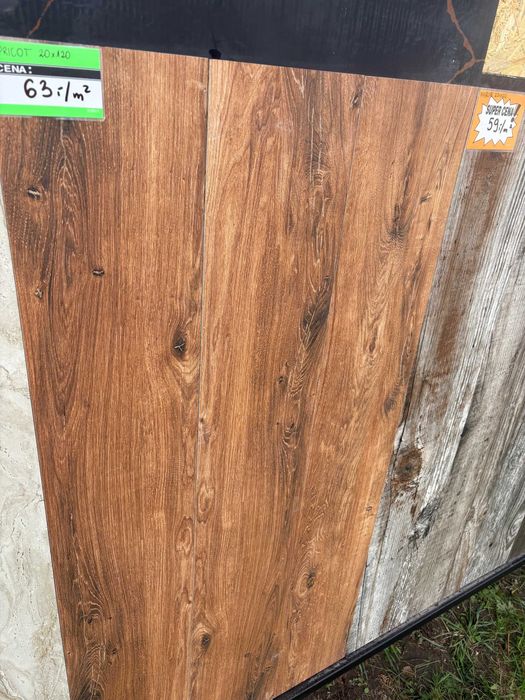 Płytka drewnopodobna 20x120 Gres podłogowy piękna podłoga drewno