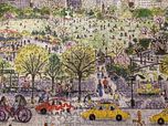 Puzzle panoramiczne Cityscape Central Park Nowy Jork (1000 elementów)