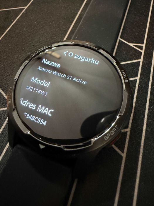 Smartwatch Xiaomi Watch S1 Active czarny