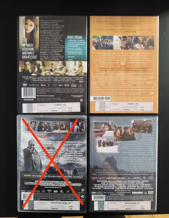 DVD's originais usados