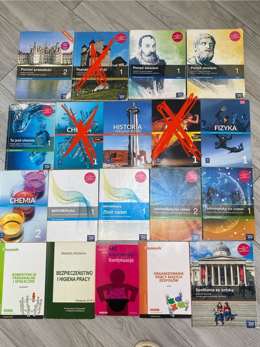 Podreczniki liceum i technikum