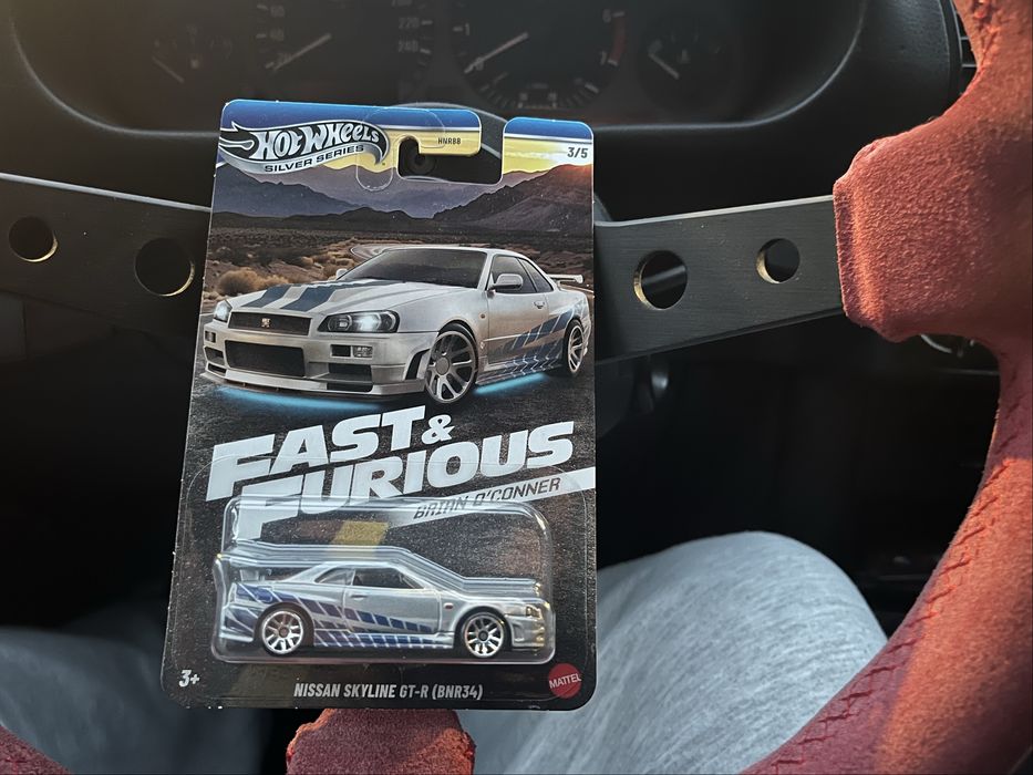 Hot Wheels Nissan Skyline GT-R (BNR34) Fast & Furious Brian O'Conner