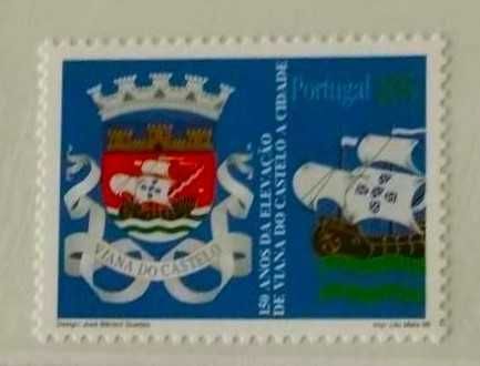 Série Selos Brasões dos Distritos de Portugal (3º grupo) - 1998