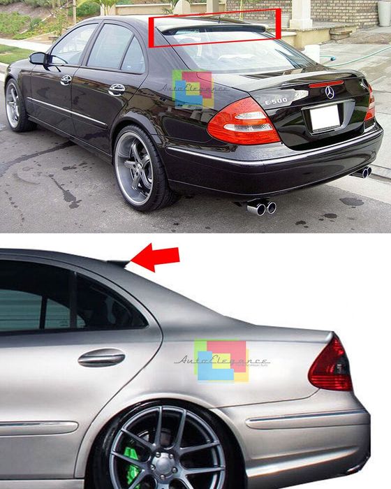 Козырек на заднее стекло Mercedes W211 бленда накладка заднее стекло