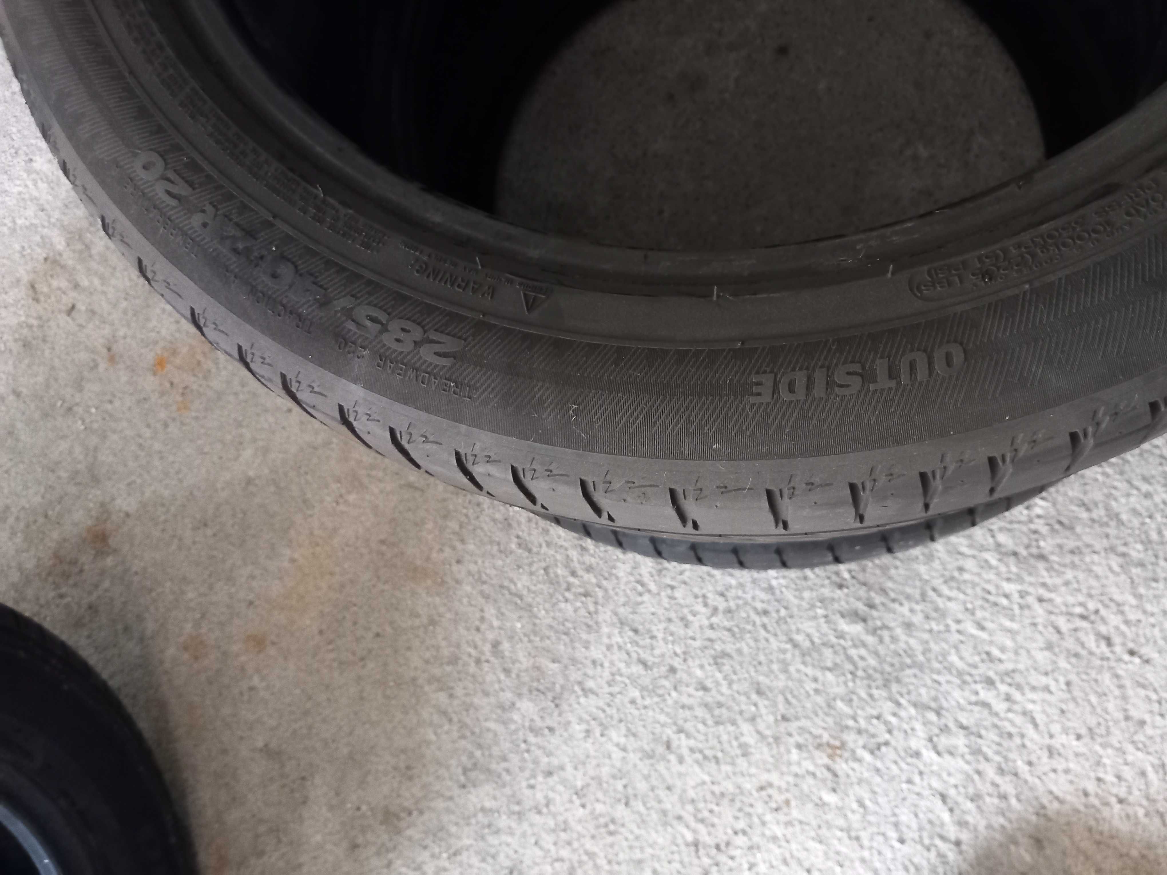 2 Pneus 285/40R20 Michelin