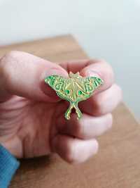 Przypinka Pin Broszka Ćma Motyl