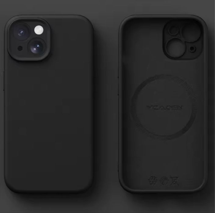 Nowe czarne etui silikonowe z magsafe iphone 13 pro