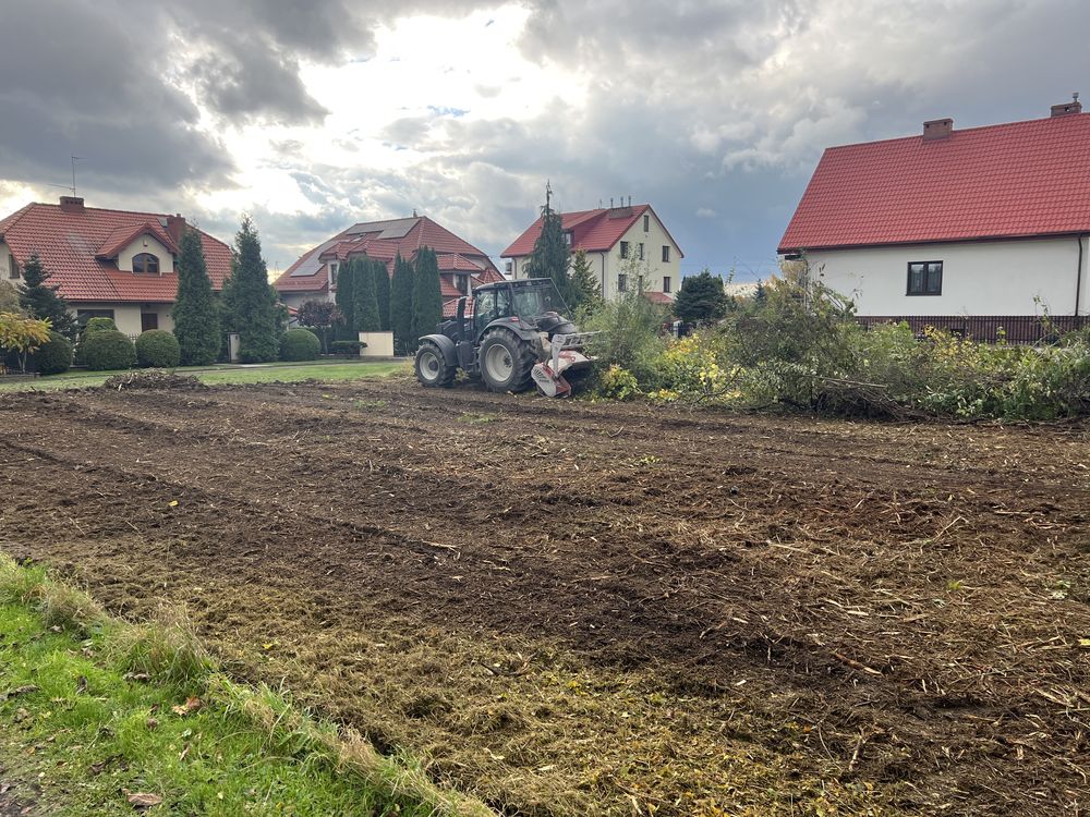 Porządkowanie dzialek ,koszenie trawy ,kosiarka bijakowa,milczer