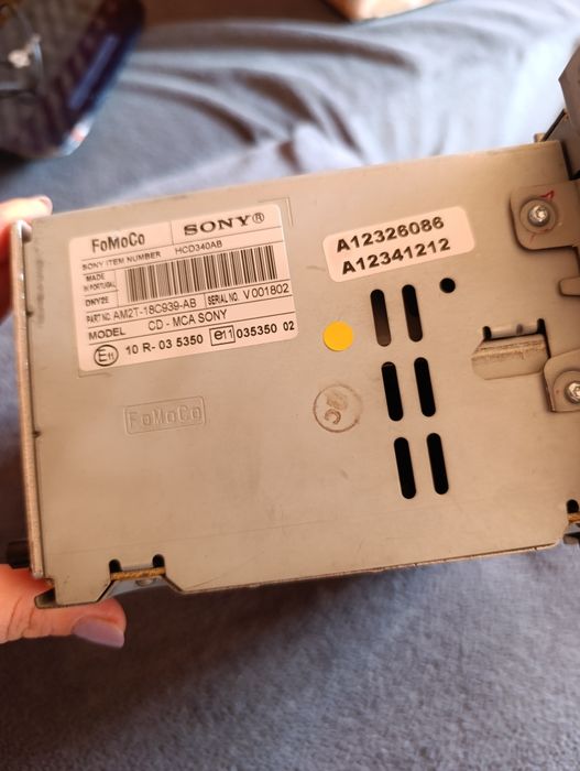 Ford audio system radio Sony