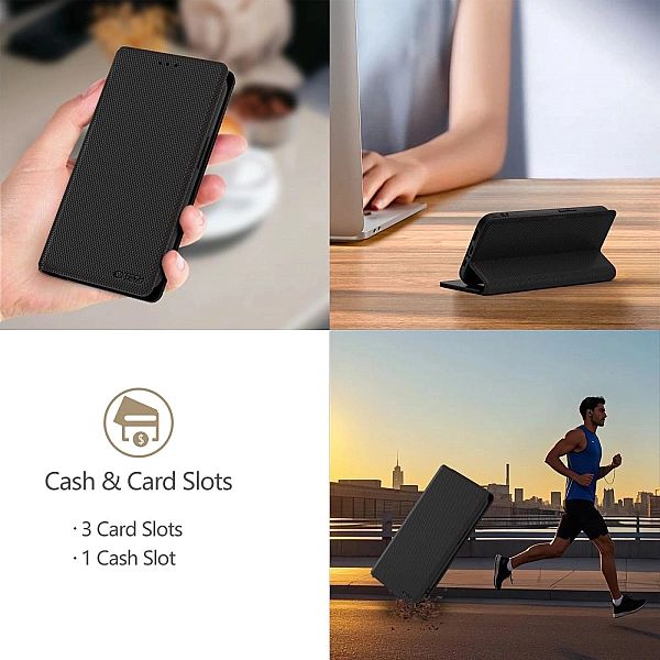 Tech-Protect Wallet Rs Iphone 16E Black/Red