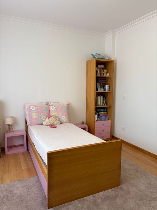 Conjunto de Mobília de Quarto Infantil/Juvenil – Completo e Funcional