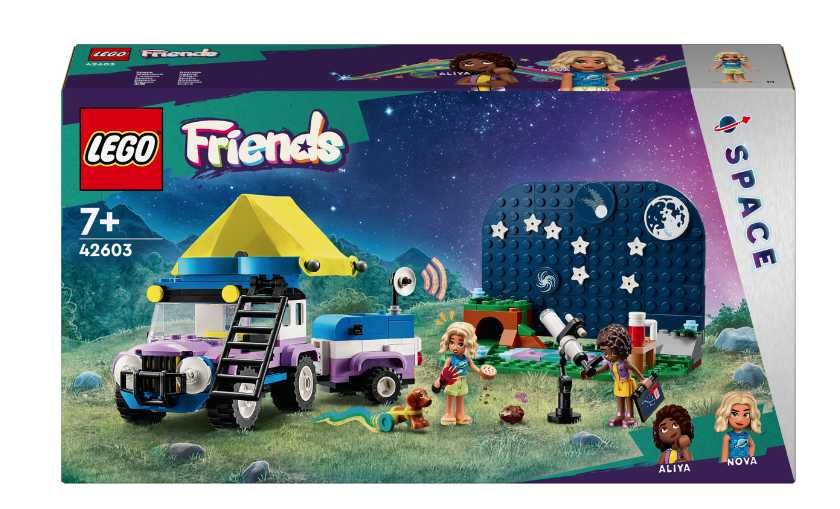 LEGO Friends 42603 Kamper z mobilnym obserwatorium gwiazd