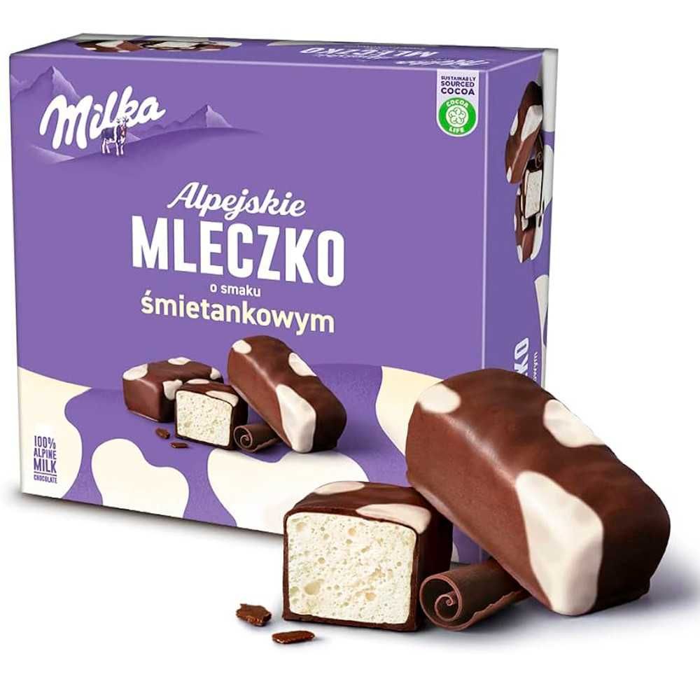 Цукерки Пташине молоко Milka Alpejskie Mleczko, 330 г