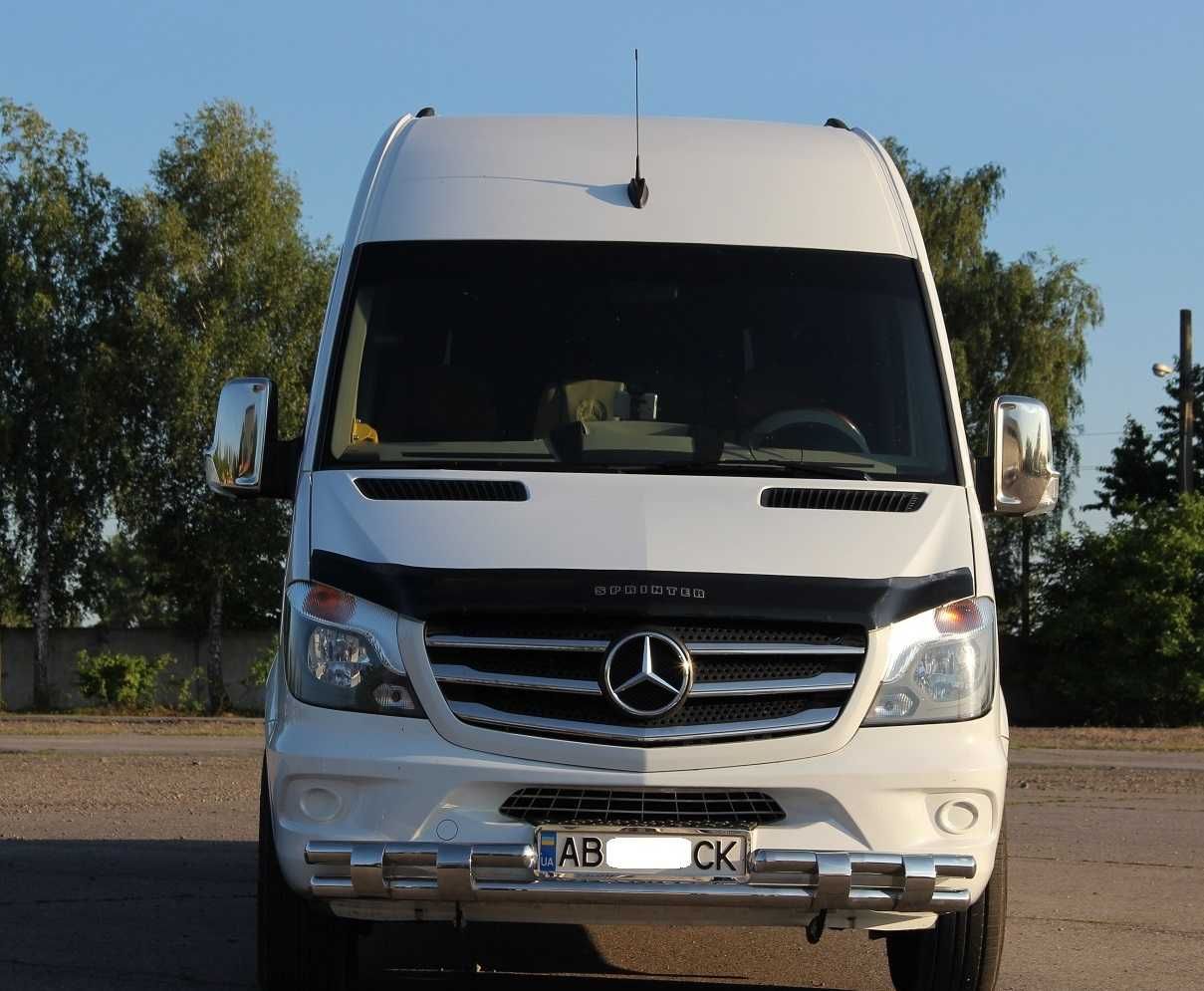 Вуси Mercedes Sprinter 1998+ 2006+ 2021  Захист переднього бампера