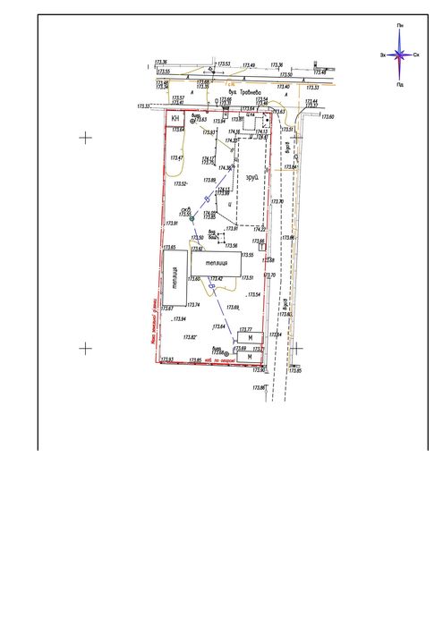 Топографічна зйомка, Топозйомка з погодження, Топозйомка, 1:500, Топо