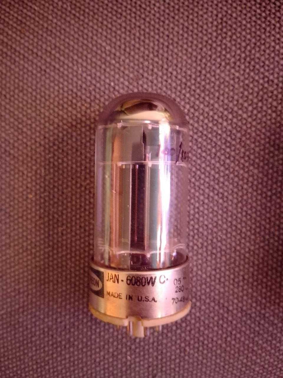 Радиолампы Raytheon/Sylvania 6080WC (Made in USA)