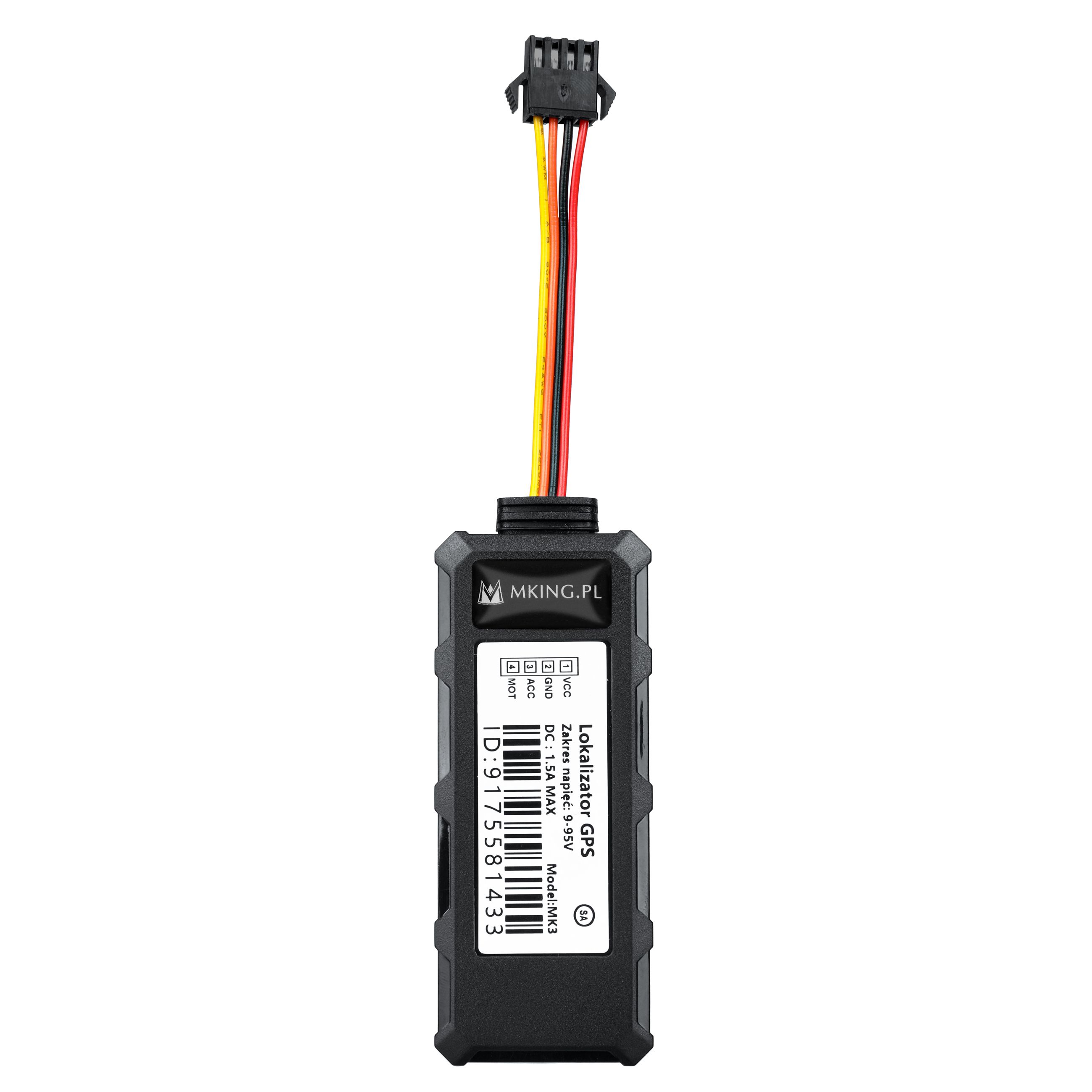 Lokalizator GPS 2G 4G sledzenie pojazdu łodzi odcięcie MK3