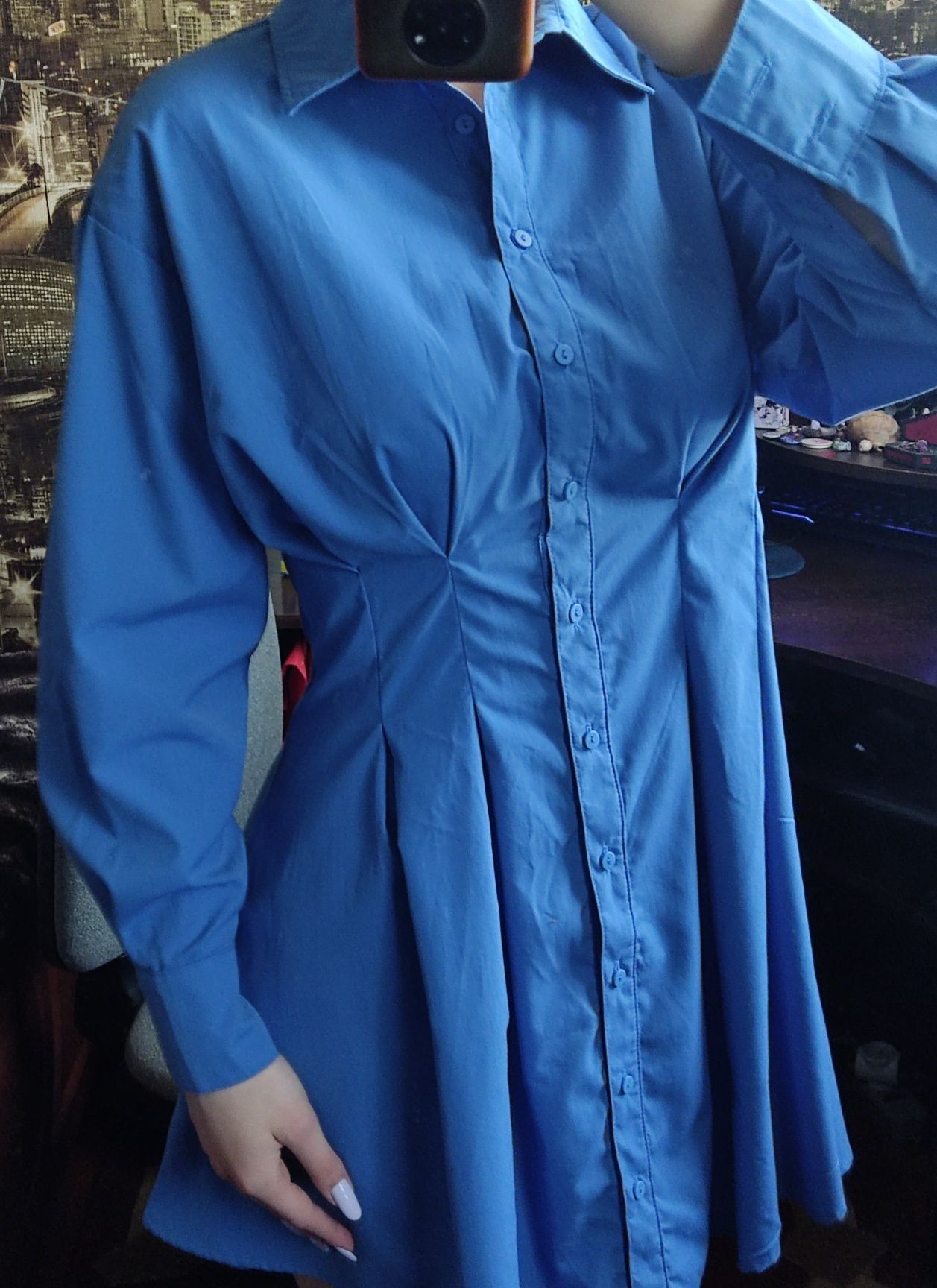 синя плаття - сорочка