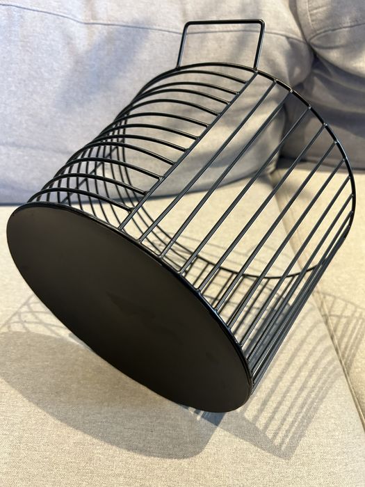 Koszyk czarny metalowy przechowywanie