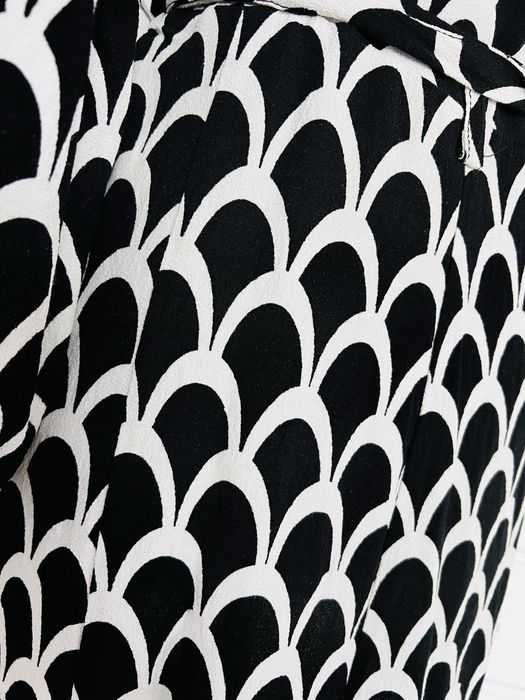 Biało-czarna Zara sukienka S