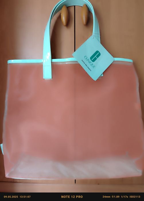 Пляжная сумочка от Clinique новая