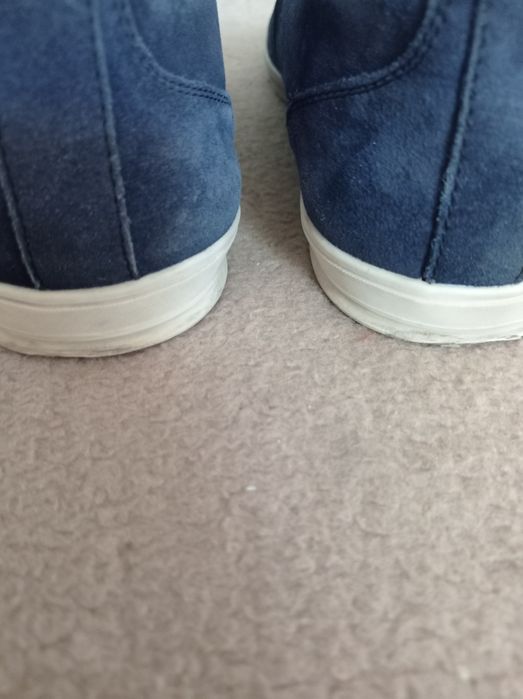 Макасины мужские синие 43 размер.