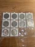 Zestaw 10x srebrne monety niderlandy gulden do 1943