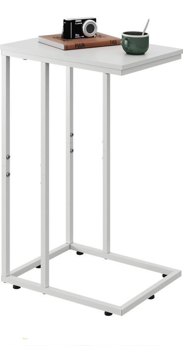 WLIVE Stolik boczny, stolik boczny w kształcie litery C